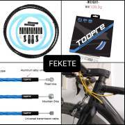 Új fekete bowdenház szett, (fishbone,bamboo). Nagyon könnyű!  . Országúti / Gravel / Triatlon Alkatrész, Országúti Fék / Fékváltókar mechanikus nem használt ELADÓ