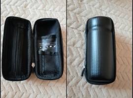 Új kerékpár szerszámtok, kulacstartóba való. Karbon mintás, kb. 7cmx8cmx19cm. .  Trailers new / not used For Sale