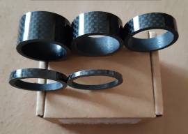 Új karbon villanyak hézagoló szett. 28.6-os villanyakhoz (1 1/8). .  Road Bike & Gravel Bike & Triathlon Bike Component, Road Bike Handlebars / Stems / Grips new / not used For Sale