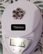 Új kerékpár hajtómű lánckerék titánium csavarszett.  .  Road Bike & Gravel Bike & Triathlon Bike Component, Road Bike Drivetrain new / not used For Sale