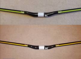 Új karbon kormány (3K,full carbon), riser. 31.8-as befogó, hajlított, kb. 140gr.   . Mountain Bike Components, MTB Handlebars / Stems / Grips new / not used For Sale