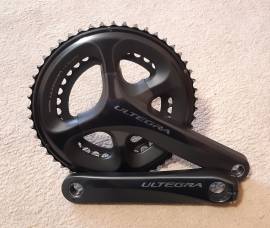 Shimano Ultegra FC-6800 hajtómű. Újszerű! 2x11, 50/34t, 172,5mm.  .  Országúti / Gravel / Triatlon Alkatrész, Országúti Hajtásrendszer használt ELADÓ