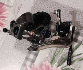 Campagnolo Super Record első+hátsó váltó. Újszerű!  .  Országúti / Gravel / Triatlon Alkatrész, Országúti / Gravel Váltó / Váltórendszer / DI2 mechanikus használt ELADÓ