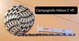 Campagnolo Veloce országúti lánc. Újszerű! 10 speed, 106 link.  . Országúti / Gravel / Triatlon Alkatrész, Országúti Hajtásrendszer használt ELADÓ