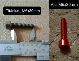 Új ahead kormányszár zárókupak csavarok. Titánium 999ft, piros alu 499ft.  .  Road Bike & Gravel Bike & Triathlon Bike Component, Road Bike Handlebars / Stems / Grips new / not used For Sale