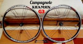 Campagnolo Khamsin G3 országúti kerékszett. Használt, új állapotú! Campa rotor 1-11 speed, 622x15C. .  Országúti / Gravel / Triatlon Alkatrész, Országúti  Kerék / Felni / Gumi használt ELADÓ