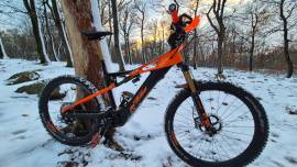 KTM Macina Kapoho PRESTIGE  Elektromos Mountain Bike 29" elöl 27.5" hátul (Mullet) össztelós / fully Bosch Shimano XTR Shadow Plus használt ELADÓ