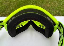 Új 100% Strata 2 sárga, átlátszó lencsés DH/FR szemüveg, védőszemüveg 100% Strata 2 Eyewear / Sunglasses DH new / not used For Sale