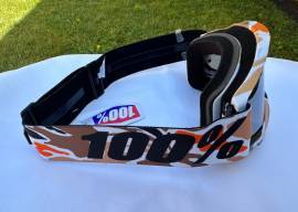 Új 100% Accuri 2 camo, ezüst tükrös lencsés DH/FR szemüveg, védőszemüveg 100% Accuri 2 Eyewear / Sunglasses DH new / not used For Sale