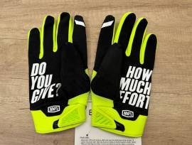 Új 100% Brisker fluo sárga, őszi/téli enduro, kerékpáros kesztyű, gloves (L) 100% Brisker L nem használt férfi/unisex ELADÓ