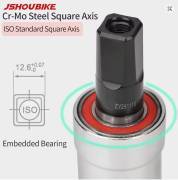 Fixi / Single Speed -négyszög monoblokk / középcsapágy, Csavarral- (Angol 68 mm x 1.37