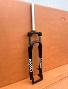 Kerékpár teleszkópos rugós villa Zoom Vaxa 26 col kerékhez, 28 mm becsúszó szár, tavaszig garanciás Zoom Vaxa Mountain Bike Alkatrész, MTB Villa / Rugóstag villa 26" 80-100 mm használt ELADÓ